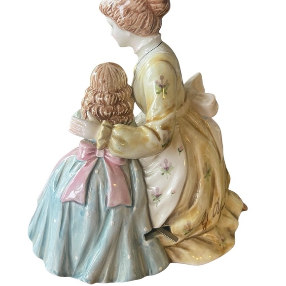 Yamada Original Mother Daughter Music Box Figurine You & Me Against The World 91 - Picture 4 of 10